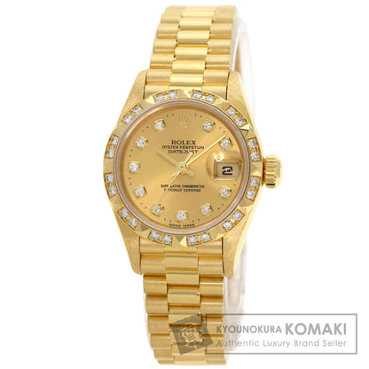 ROLEX Datejust Bezel 10P Diamond Watches 69258G K18 Yellow Gold/18K Yellow Gold Ladies
