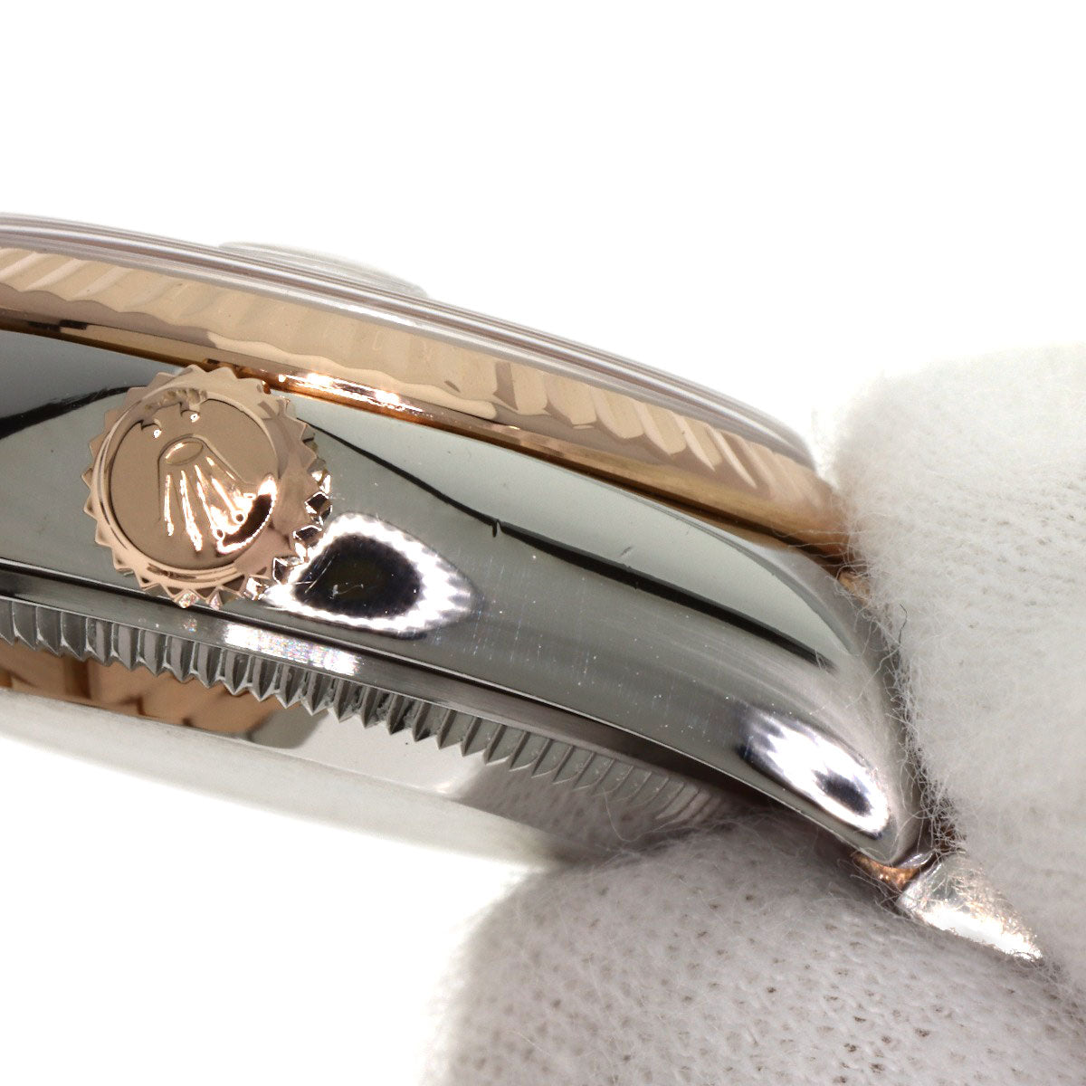 ROLEX DATEJUST 10P Diamond Watches 179171G Stainless Steel/SSxK18PG Ladies