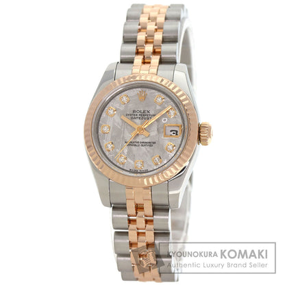 ROLEX DATEJUST 10P Diamond Watches 179171G Stainless Steel/SSxK18PG Ladies