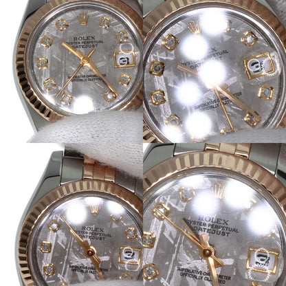 ROLEX DATEJUST 10P Diamond Watches 179171G Stainless Steel/SSxK18PG Ladies