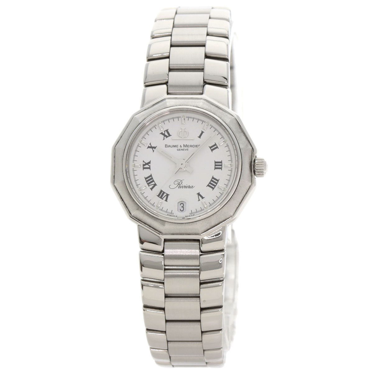 Baume & Mercier Riviera Watches MV040078 Stainless Steel/Stainless Steel Ladies