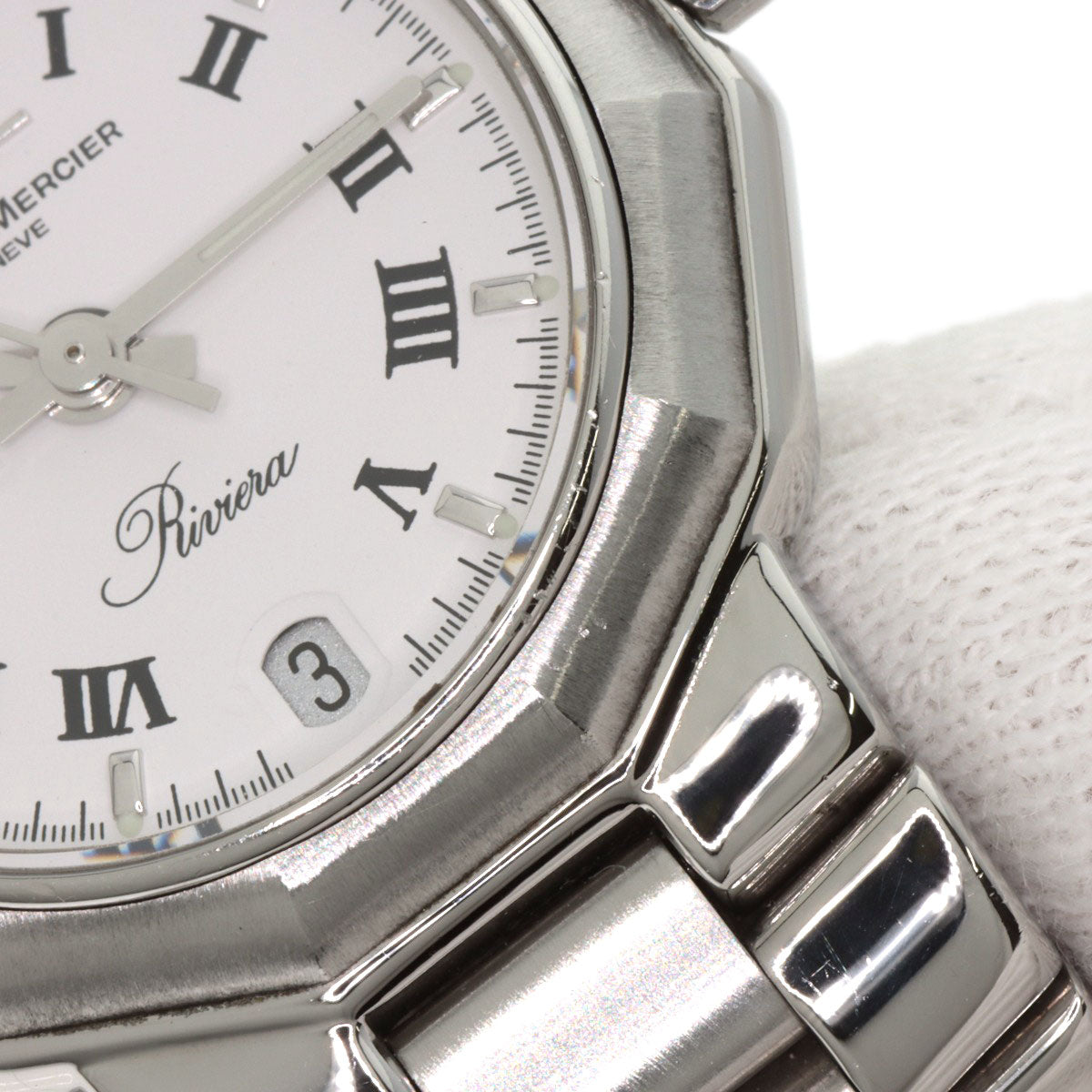 Baume & Mercier Riviera Watches MV040078 Stainless Steel/Stainless Steel Ladies