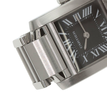 CARTIER Tank Francaise SM Asia Limited Watches W51026Q3 Stainless Steel/Stainless Steel Ladies