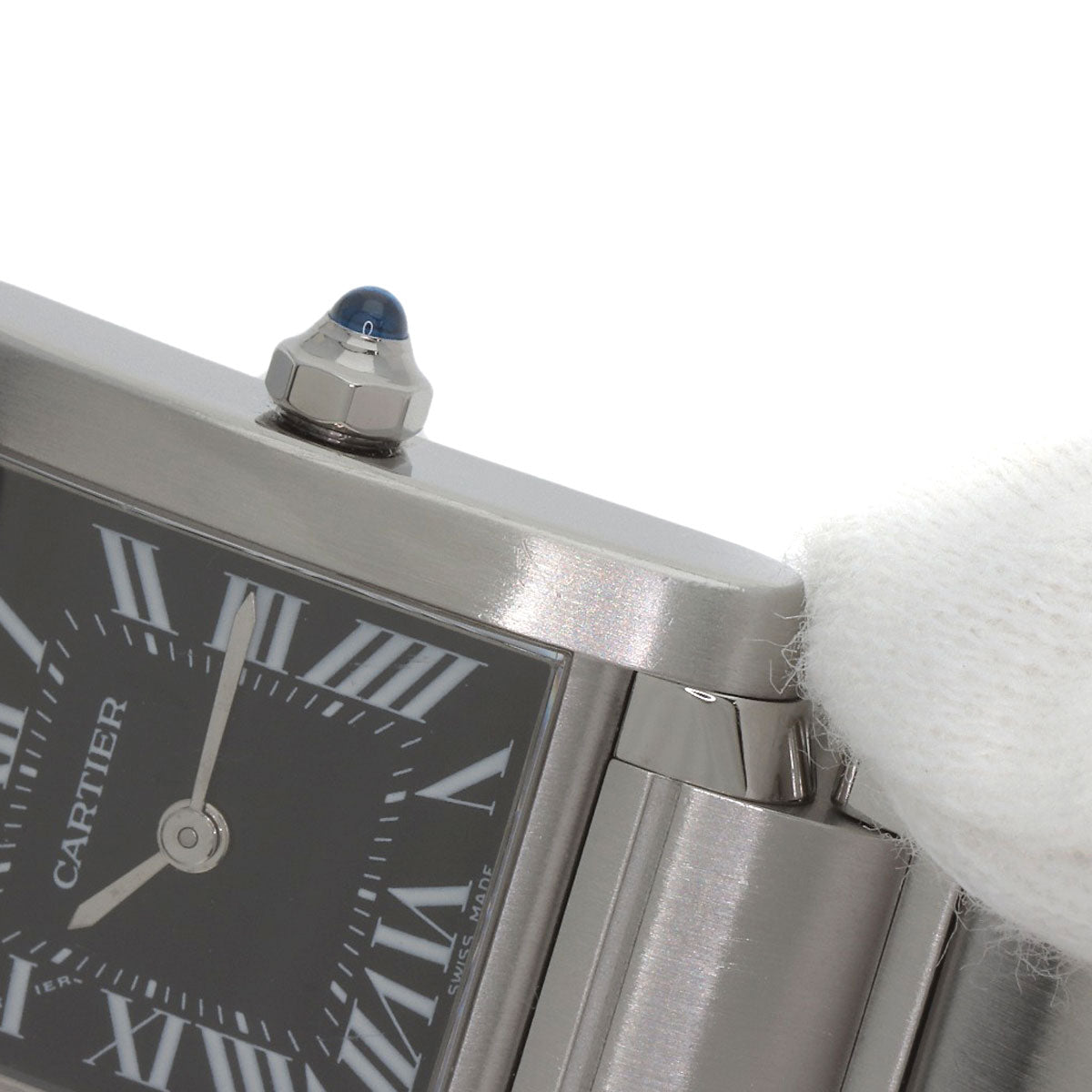 CARTIER Tank Francaise SM Asia Limited Watches W51026Q3 Stainless Steel/Stainless Steel Ladies