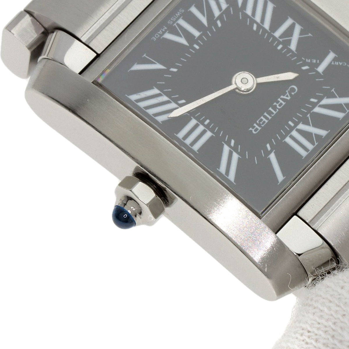 CARTIER Tank Francaise SM Asia Limited Watches W51026Q3 Stainless Steel/Stainless Steel Ladies