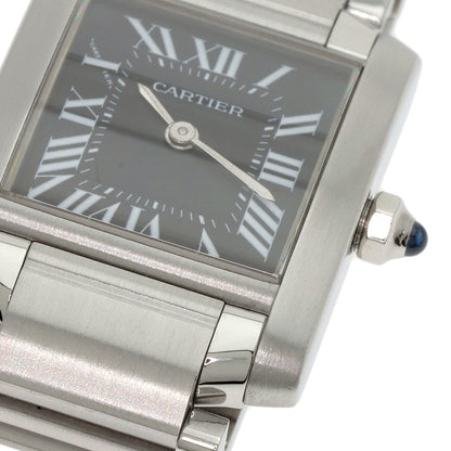 CARTIER Tank Francaise SM Asia Limited Watches W51026Q3 Stainless Steel/Stainless Steel Ladies