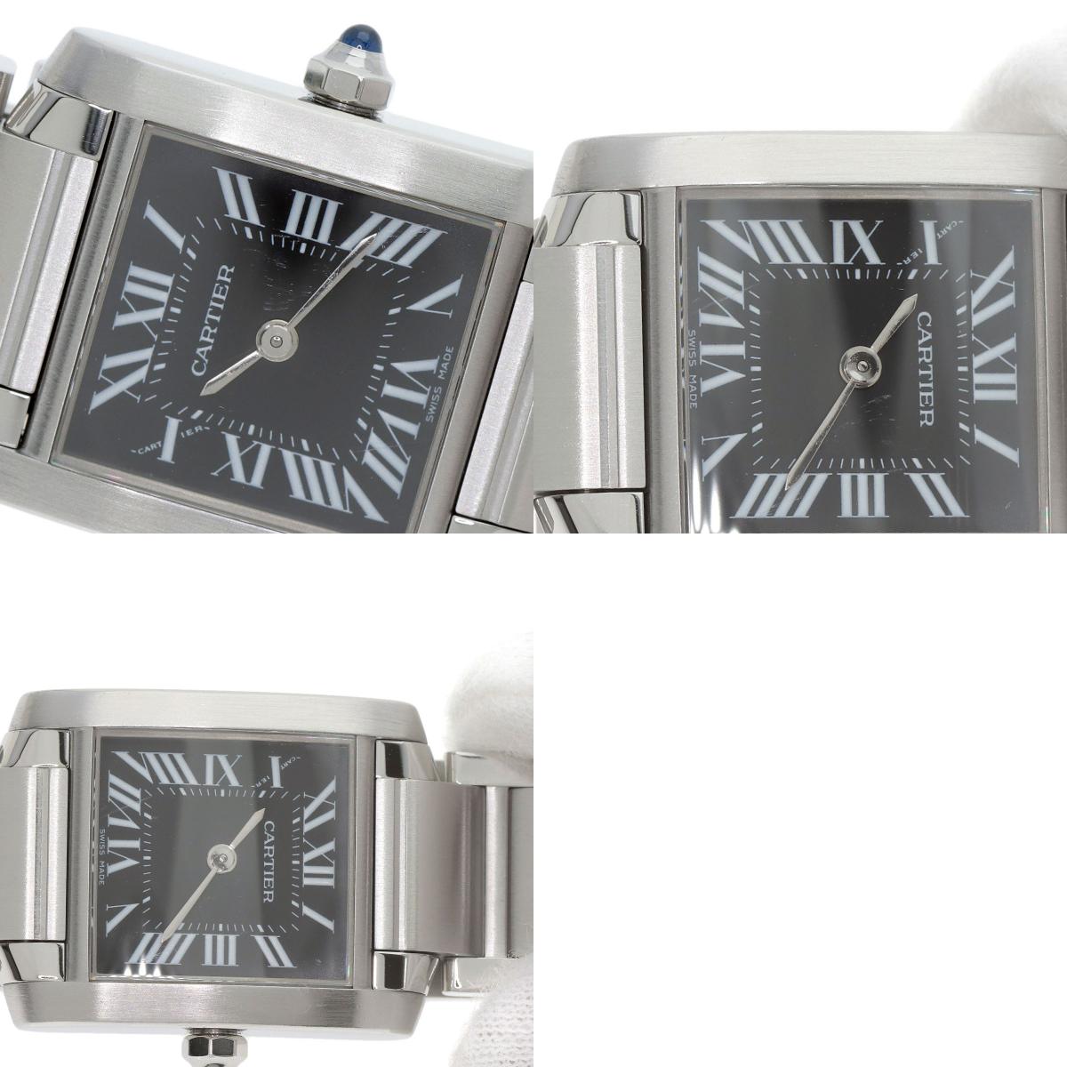 CARTIER Tank Francaise SM Asia Limited Watches W51026Q3 Stainless Steel/Stainless Steel Ladies