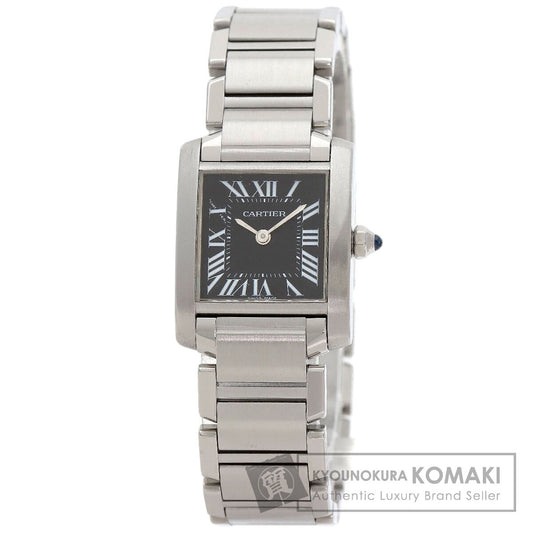 CARTIER Tank Francaise SM Asia Limited Watches W51026Q3 Stainless Steel/Stainless Steel Ladies