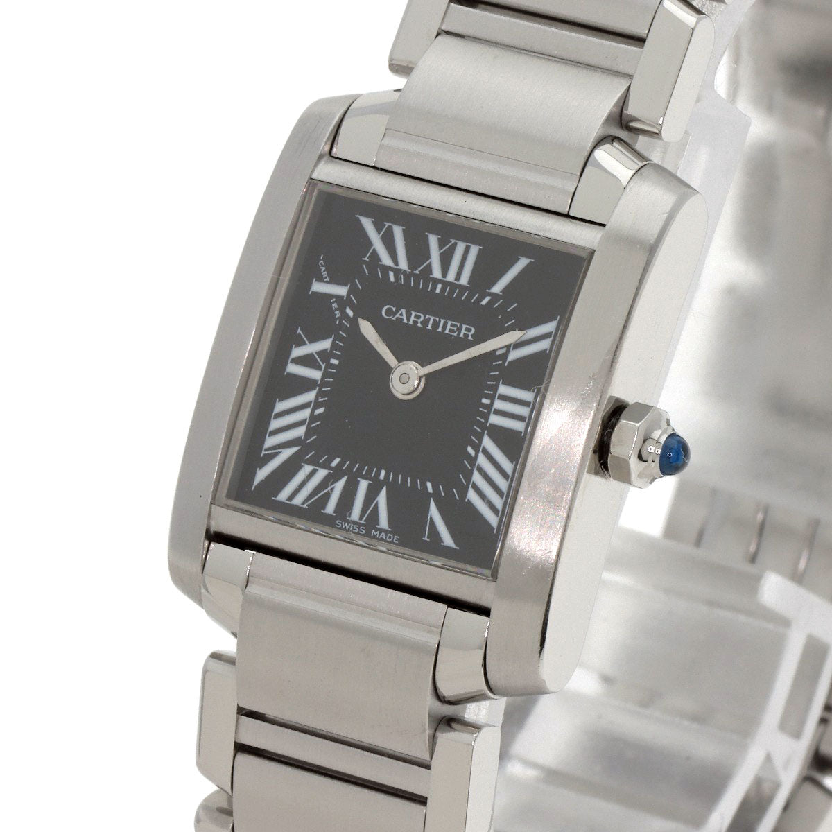 CARTIER Tank Francaise SM Asia Limited Watches W51026Q3 Stainless Steel/Stainless Steel Ladies