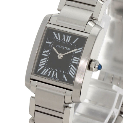 CARTIER Tank Francaise SM Asia Limited Watches W51026Q3 Stainless Steel/Stainless Steel Ladies