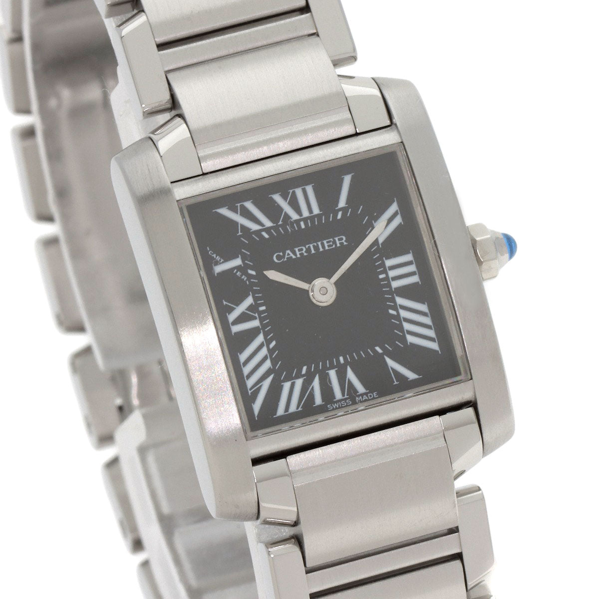 CARTIER Tank Francaise SM Asia Limited Watches W51026Q3 Stainless Steel/Stainless Steel Ladies