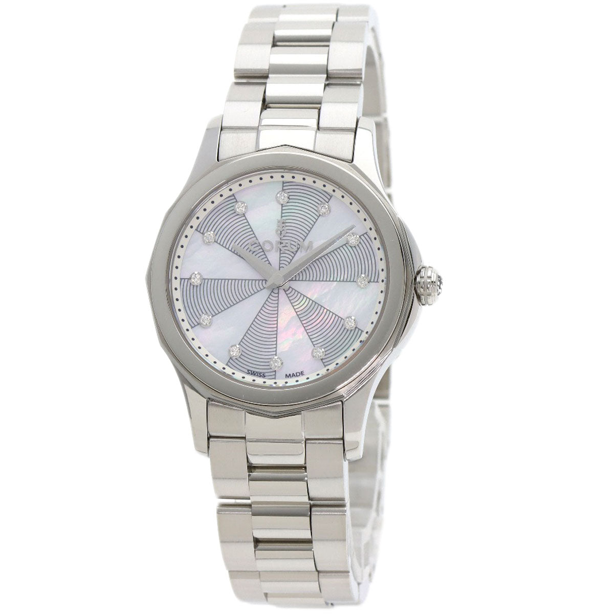 CORUM Admiral's Cup Legend Watches 020.100.20/V200PN09 Stainless Steel/Stainless Steel Ladies