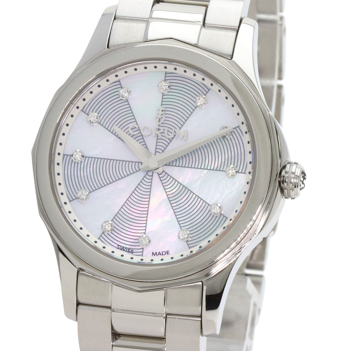 CORUM Admiral's Cup Legend Watches 020.100.20/V200PN09 Stainless Steel/Stainless Steel Ladies