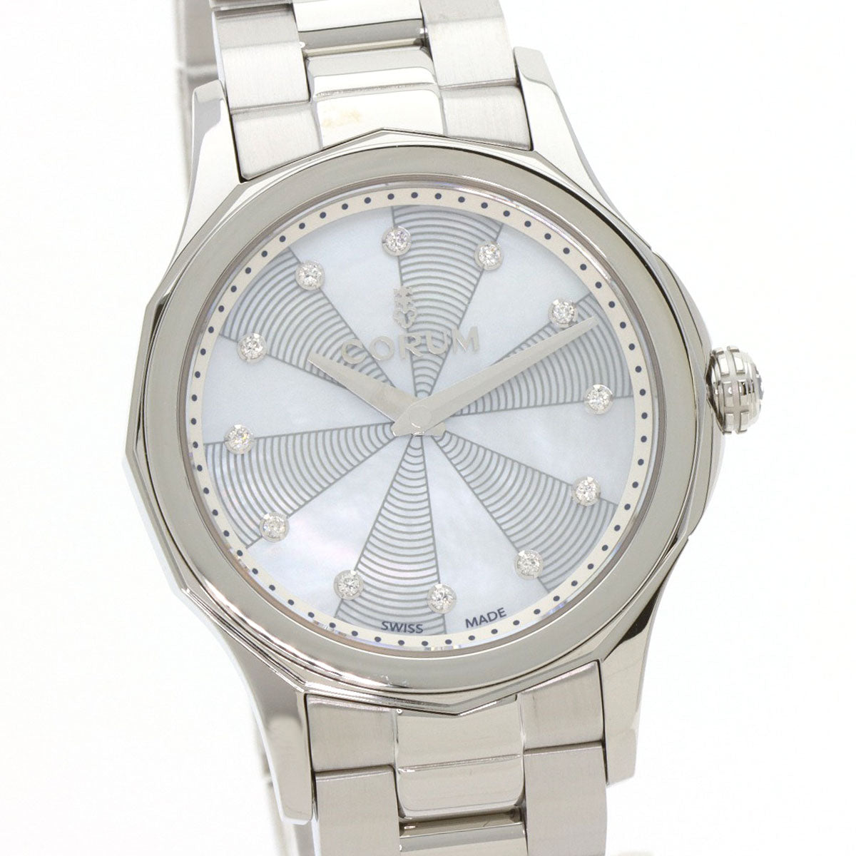 CORUM Admiral's Cup Legend Watches 020.100.20/V200PN09 Stainless Steel/Stainless Steel Ladies