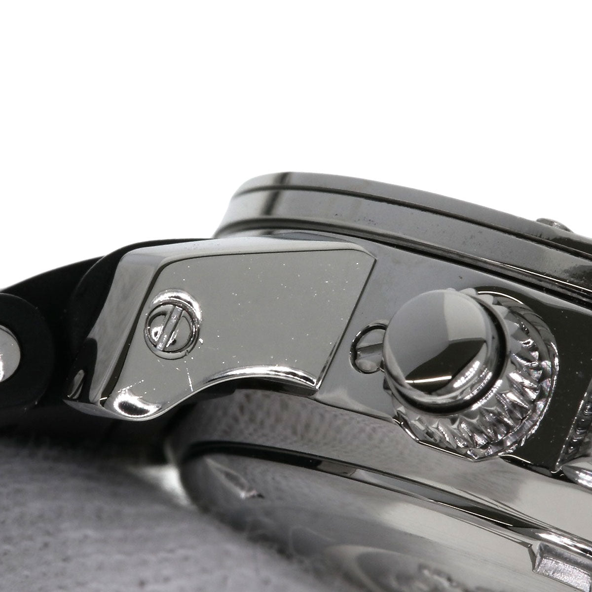 HERMES Clipper Diver Chronograph Watches CL2.315 Stainless Steel/Rubber Ladies