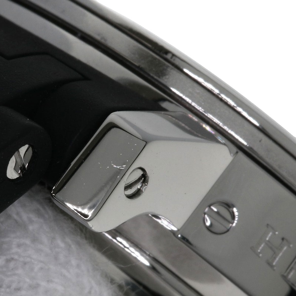 HERMES Clipper Diver Chronograph Watches CL2.315 Stainless Steel/Rubber Ladies