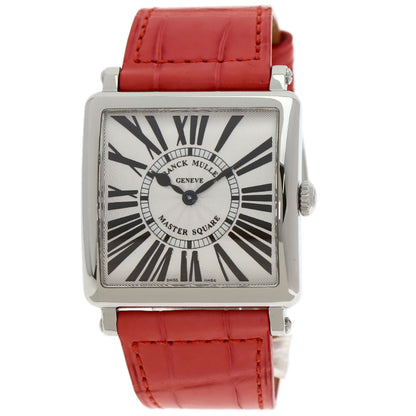 FRANCK MULLER Master square Watches 6002MQZ Stainless Steel/Leather Ladies