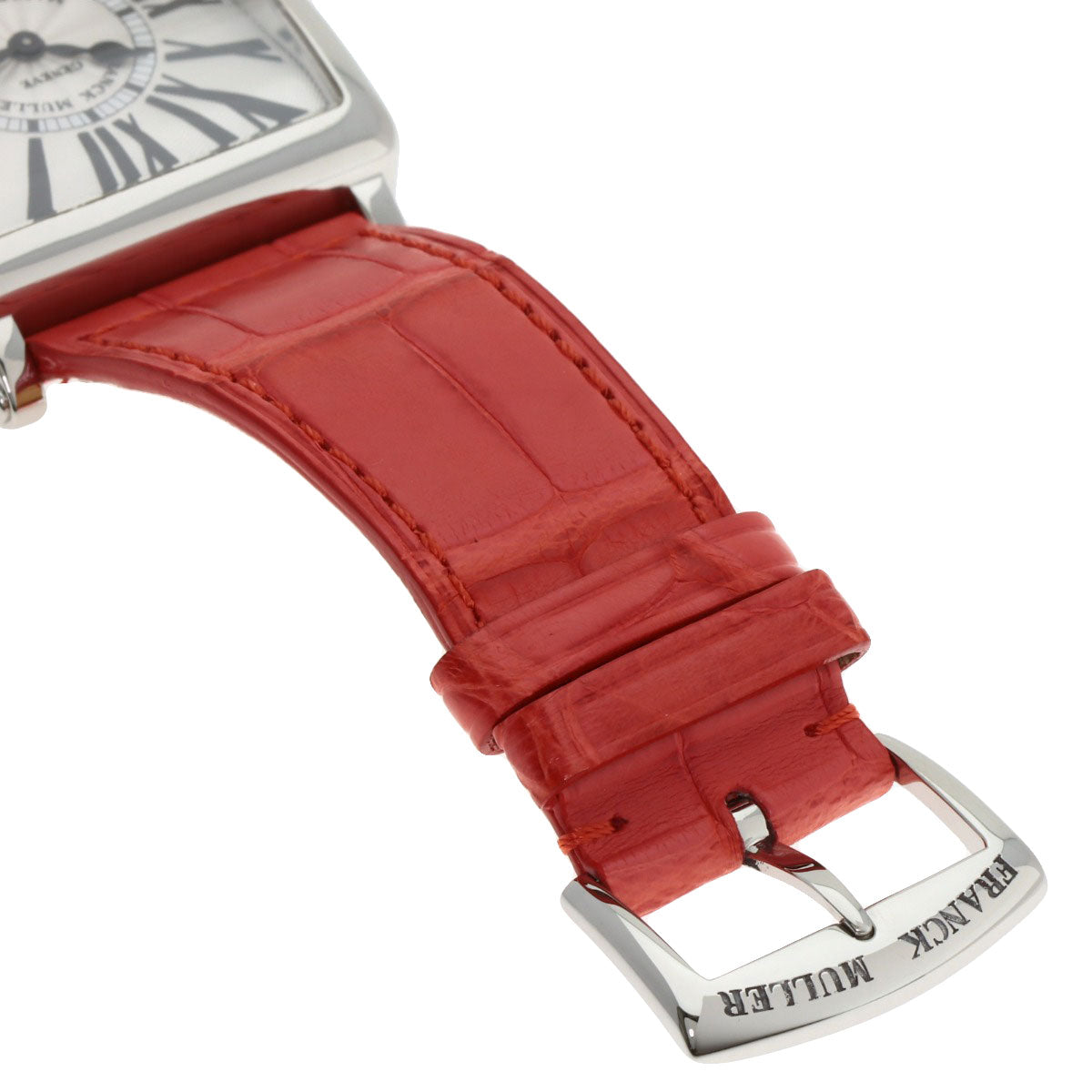 FRANCK MULLER Master square Watches 6002MQZ Stainless Steel/Leather Ladies