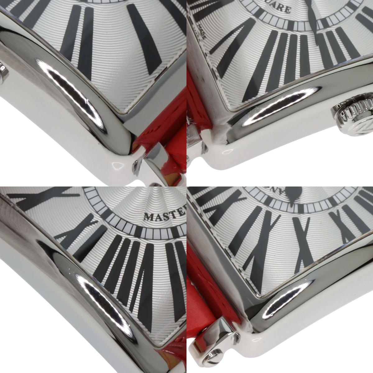 FRANCK MULLER Master square Watches 6002MQZ Stainless Steel/Leather Ladies