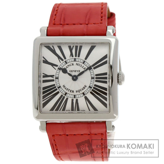 FRANCK MULLER Master square Watches 6002MQZ Stainless Steel/Leather Ladies
