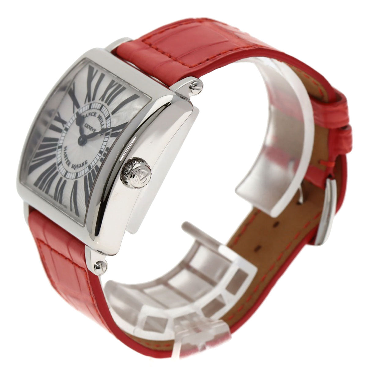 FRANCK MULLER Master square Watches 6002MQZ Stainless Steel/Leather Ladies