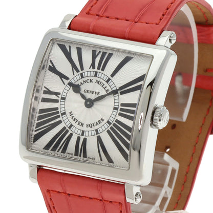 FRANCK MULLER Master square Watches 6002MQZ Stainless Steel/Leather Ladies