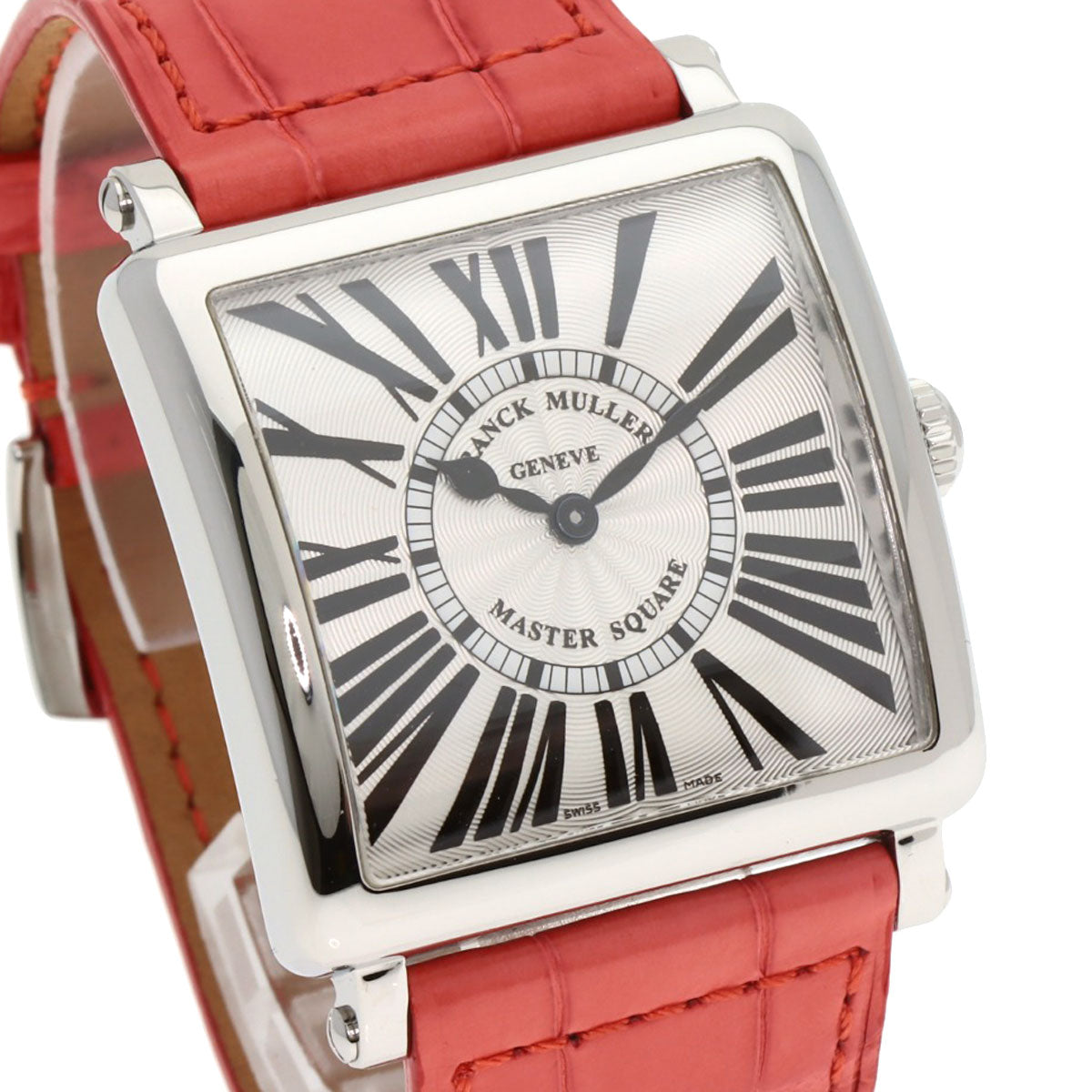 FRANCK MULLER Master square Watches 6002MQZ Stainless Steel/Leather Ladies