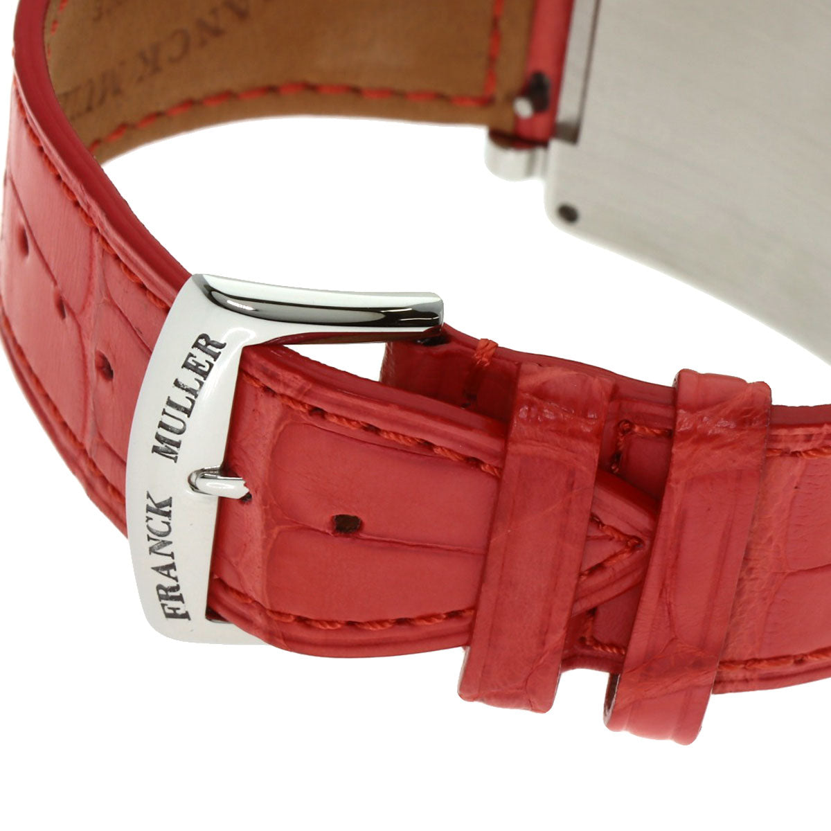 FRANCK MULLER Master square Watches 6002MQZ Stainless Steel/Leather Ladies