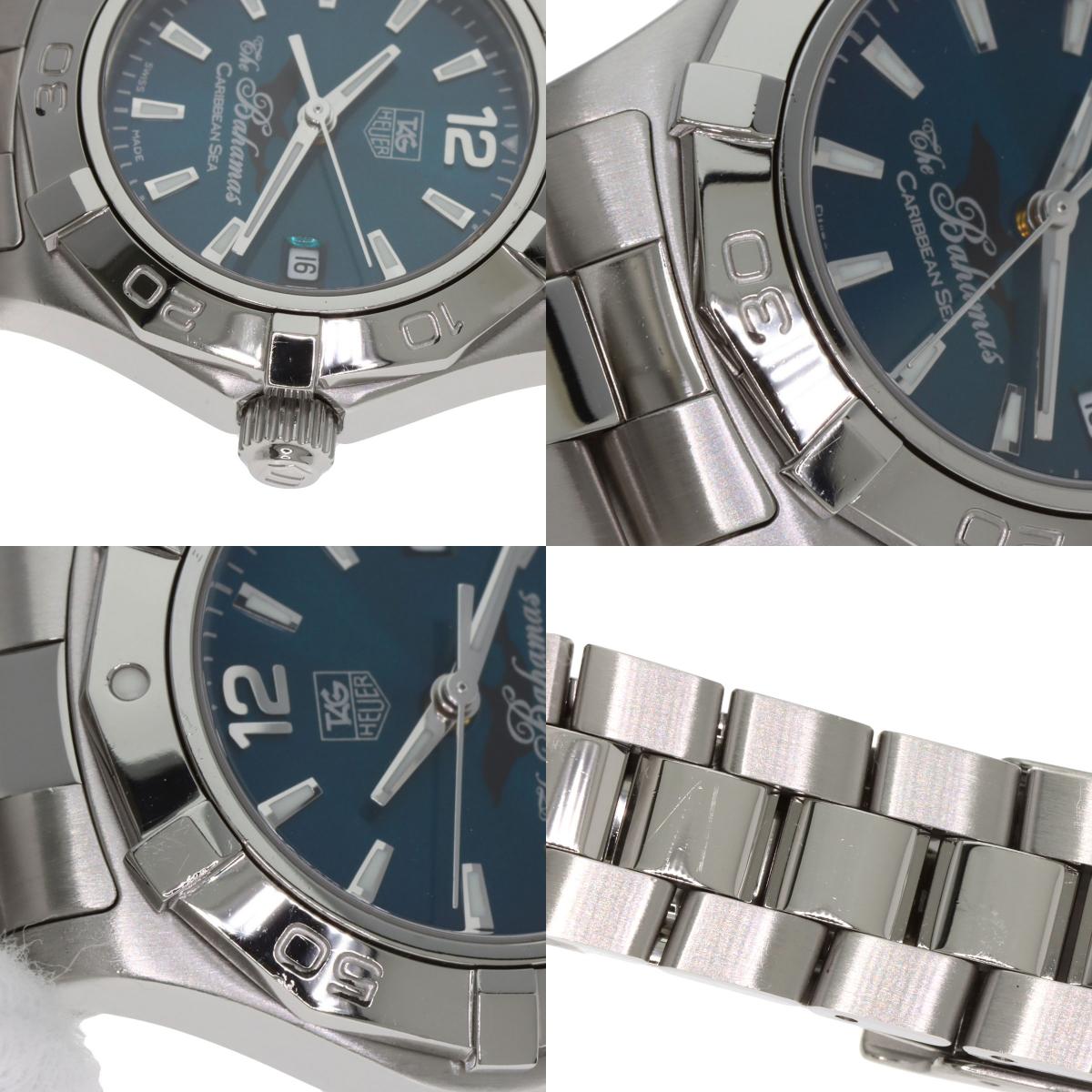 TAG HEUER Aquaracer Baja Macaribean Watches WAF141R Stainless Steel/Stainless Steel Ladies