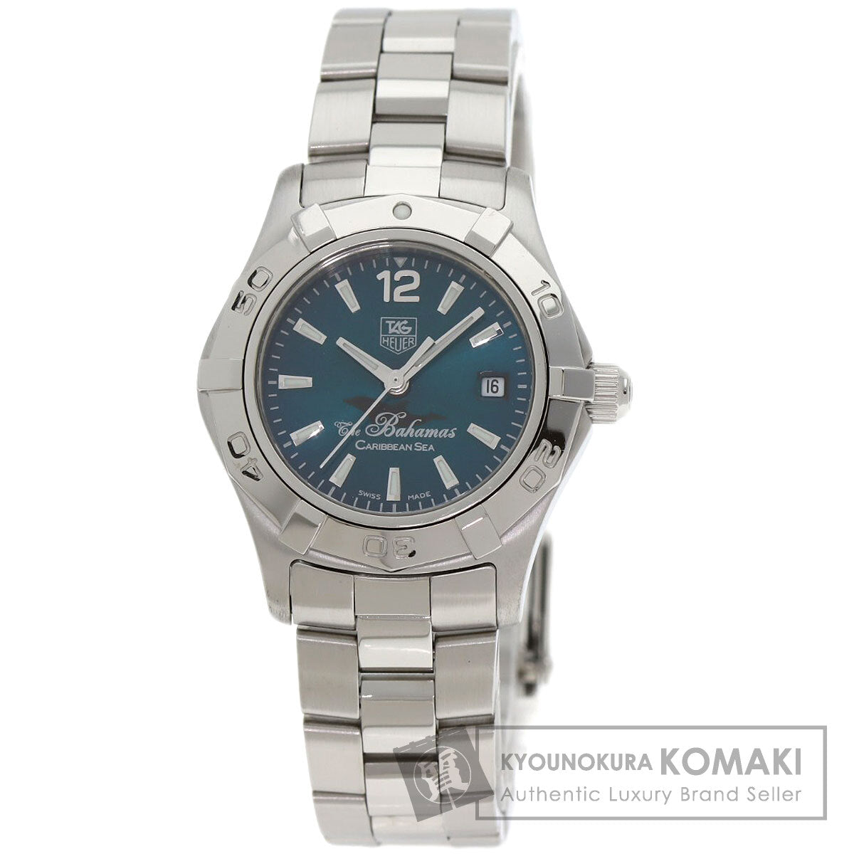 TAG HEUER Aquaracer Baja Macaribean Watches WAF141R Stainless Steel/Stainless Steel Ladies