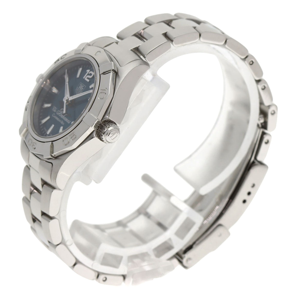 TAG HEUER Aquaracer Baja Macaribean Watches WAF141R Stainless Steel/Stainless Steel Ladies
