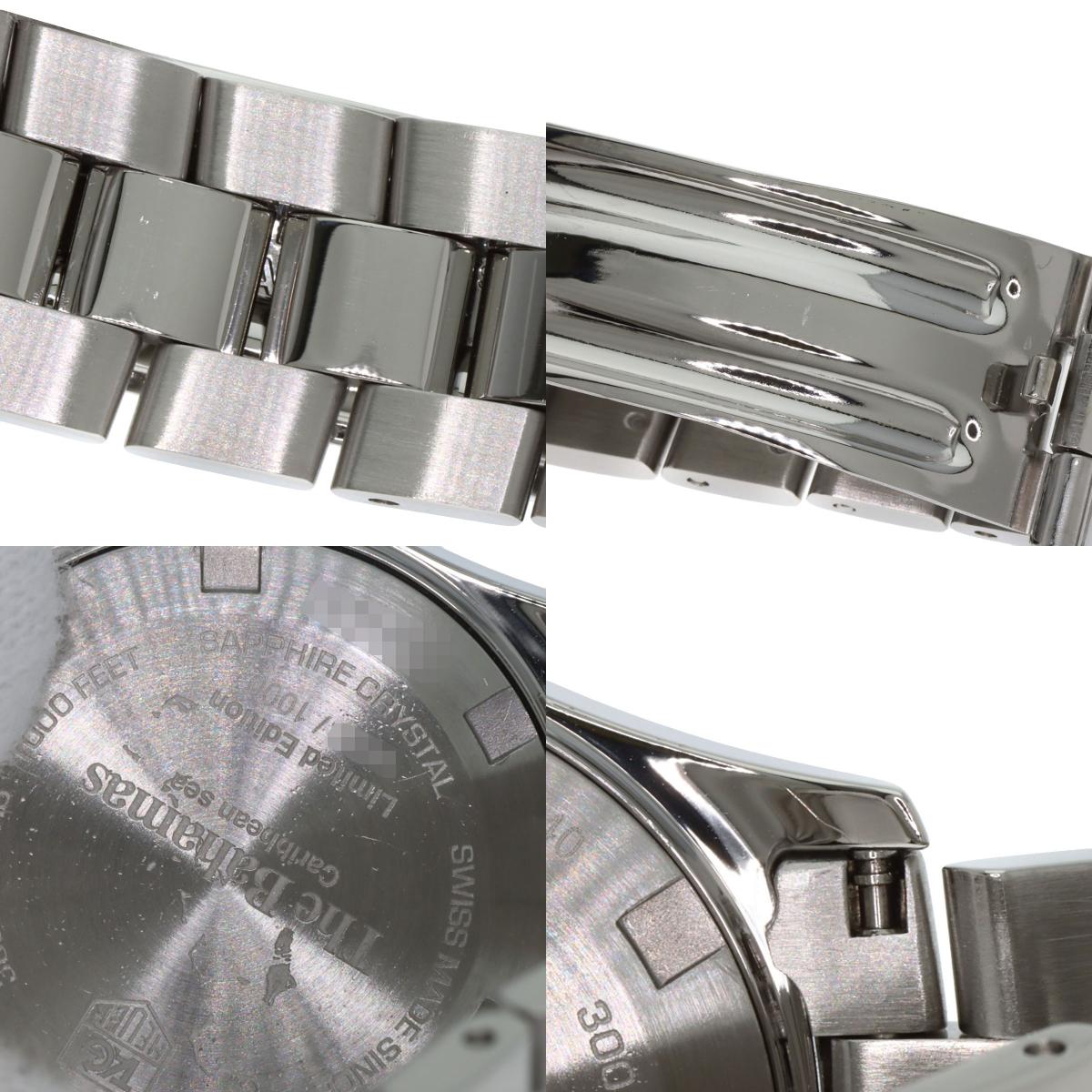 TAG HEUER Aquaracer Baja Macaribean Watches WAF141R Stainless Steel/Stainless Steel Ladies