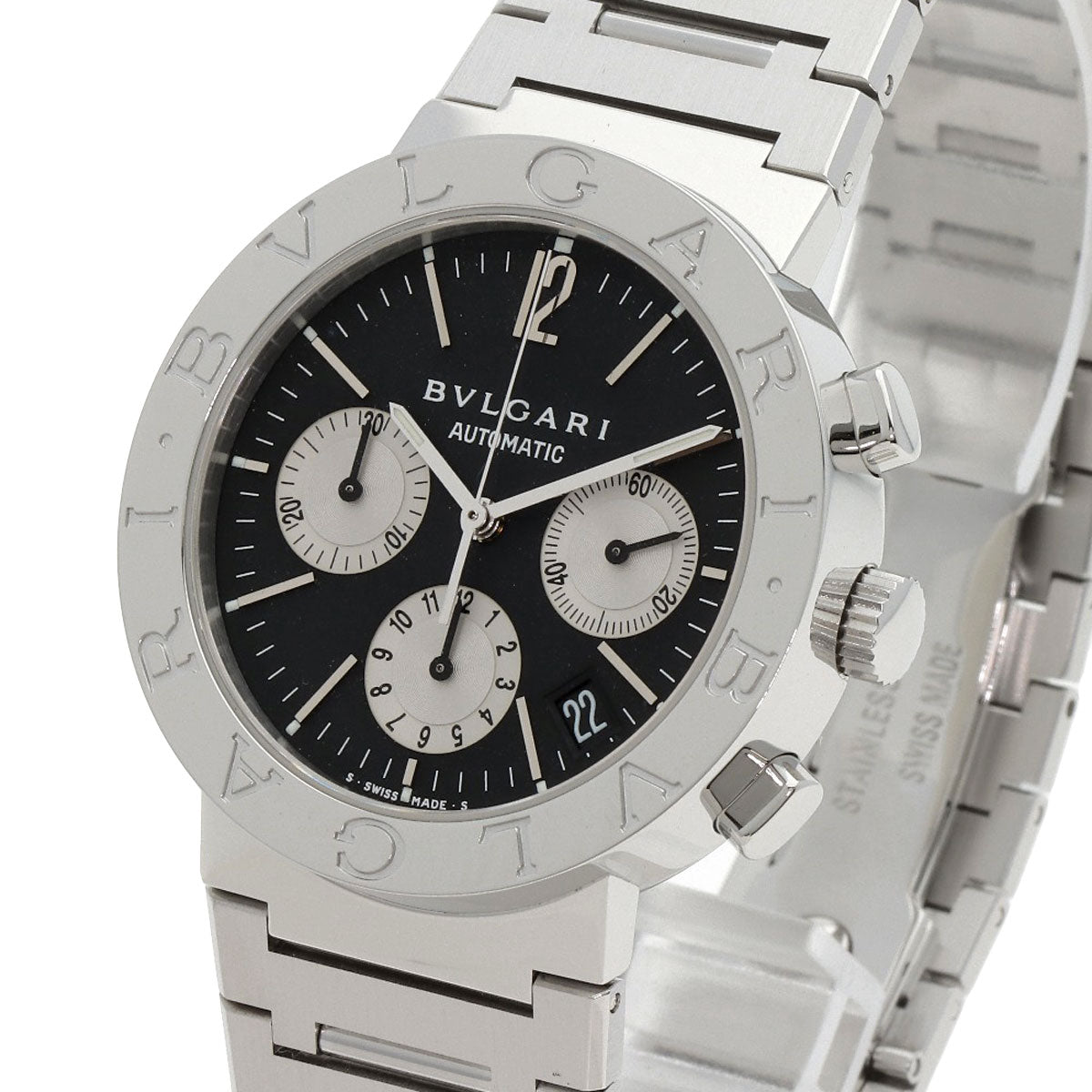 BVLGARI BVLGARI BVLGARI Watches BB38SSCH Stainless Steel/Stainless Steel mens