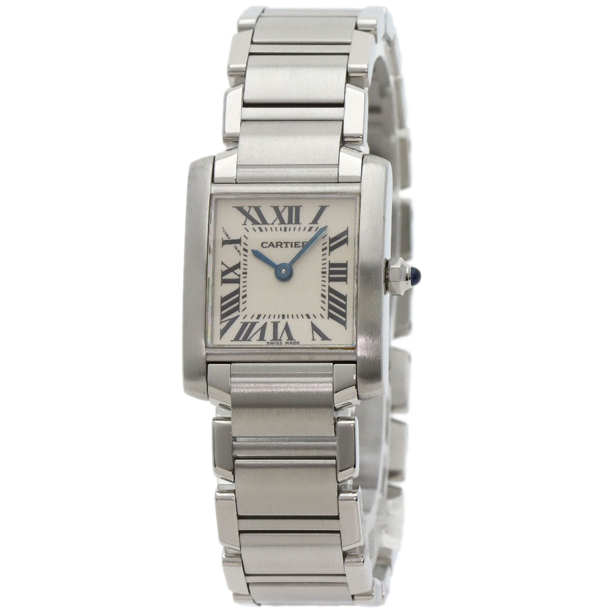 CARTIER Tank francaise SM Watches W51008Q3 Stainless Steel/Stainless Steel Ladies
