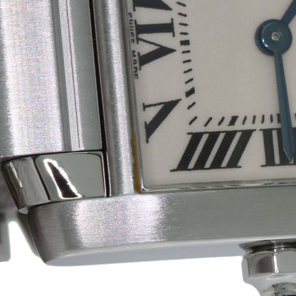 CARTIER Tank francaise SM Watches W51008Q3 Stainless Steel/Stainless Steel Ladies