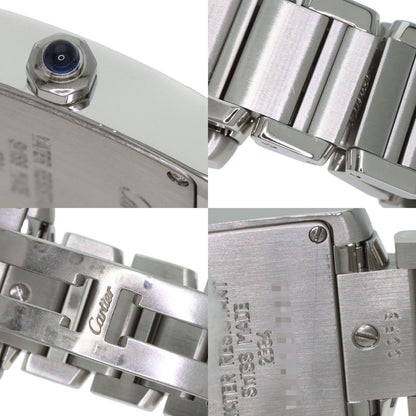 CARTIER Tank francaise SM Watches W51008Q3 Stainless Steel/Stainless Steel Ladies