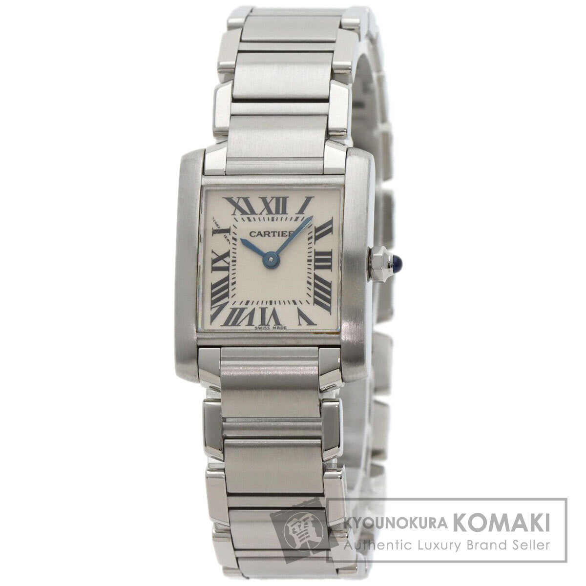 CARTIER Tank francaise SM Watches W51008Q3 Stainless Steel/Stainless Steel Ladies