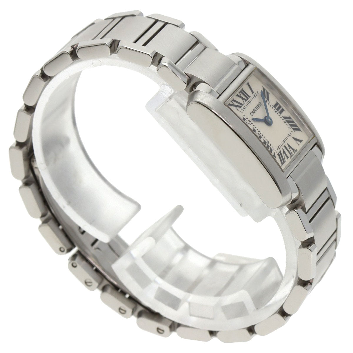 CARTIER Tank francaise SM Watches W51008Q3 Stainless Steel/Stainless Steel Ladies