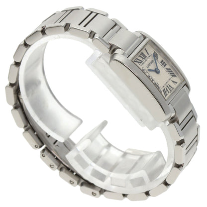 CARTIER Tank francaise SM Watches W51008Q3 Stainless Steel/Stainless Steel Ladies