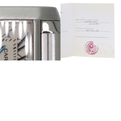CARTIER Tank francaise SM Watches W51008Q3 Stainless Steel/Stainless Steel Ladies
