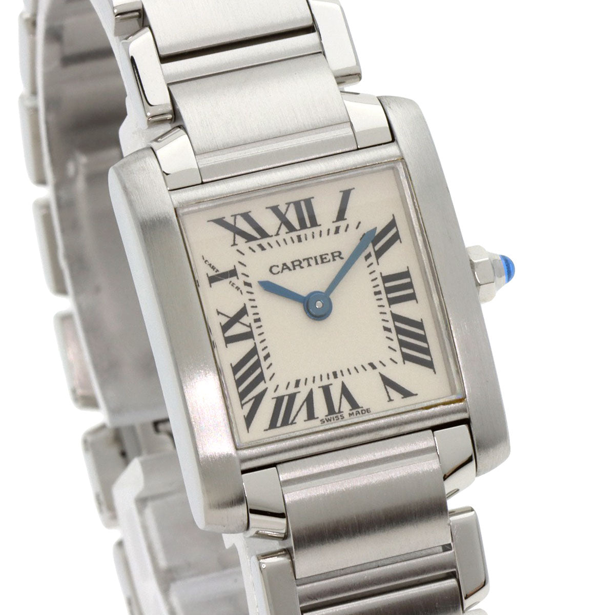 CARTIER Tank francaise SM Watches W51008Q3 Stainless Steel/Stainless Steel Ladies