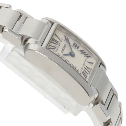 CARTIER Tank francaise SM Watches W51008Q3 Stainless Steel/Stainless Steel Ladies