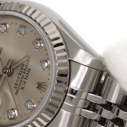 ROLEX DATEJUST 10P Diamond Watches 69174G Stainless Steel/Stainless Steel Ladies