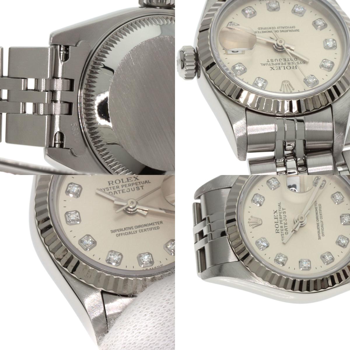 ROLEX DATEJUST 10P Diamond Watches 69174G Stainless Steel/Stainless Steel Ladies