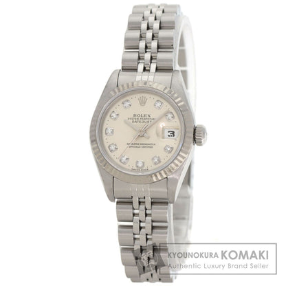 ROLEX DATEJUST 10P Diamond Watches 69174G Stainless Steel/Stainless Steel Ladies