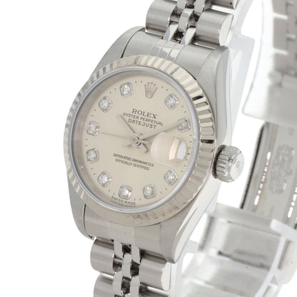 ROLEX DATEJUST 10P Diamond Watches 69174G Stainless Steel/Stainless Steel Ladies