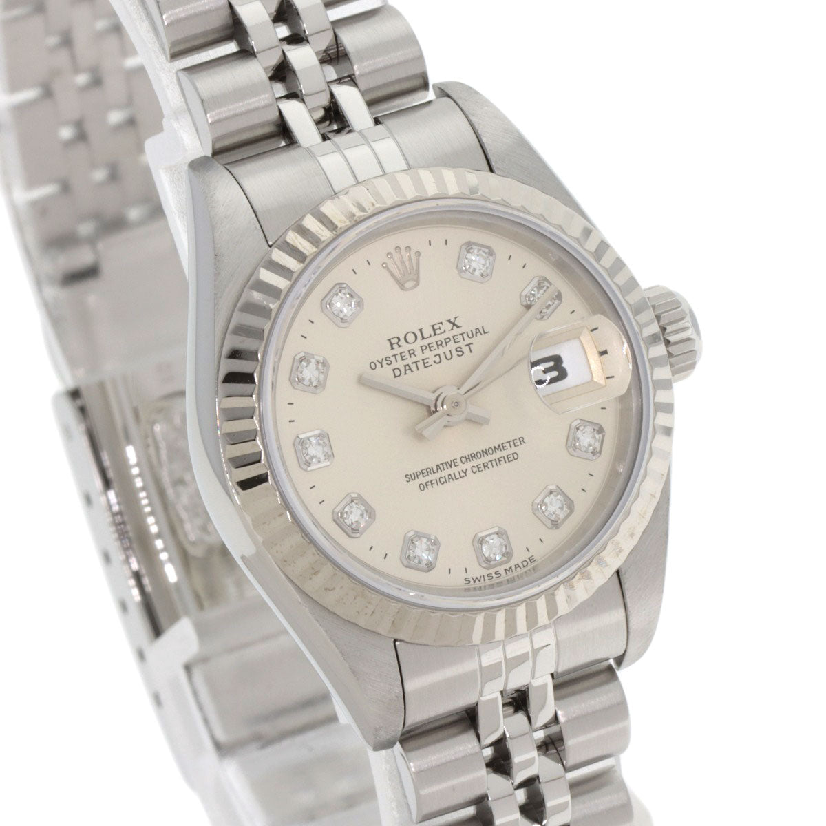 ROLEX DATEJUST 10P Diamond Watches 69174G Stainless Steel/Stainless Steel Ladies