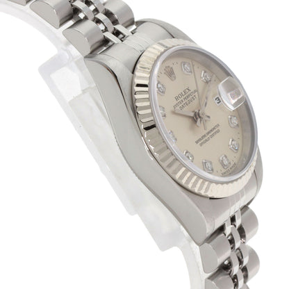 ROLEX DATEJUST 10P Diamond Watches 69174G Stainless Steel/Stainless Steel Ladies