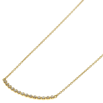 AHKAH Believe You Necklace K18 Yellow Gold Ladies [Used]