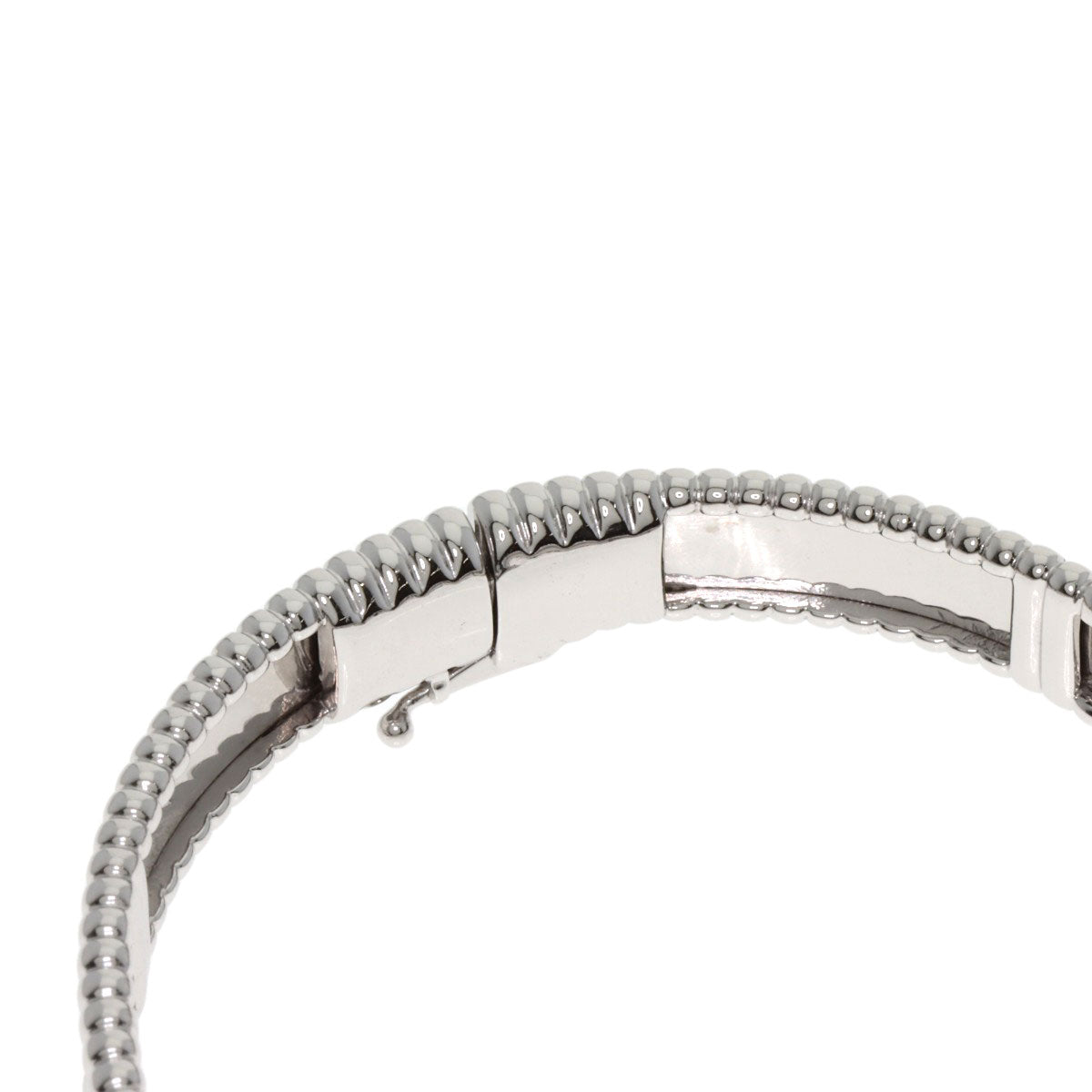 Van Cleef & Arpels Perle Senior Tulle Medium Bracelet K18 White Gold Ladies [Used]